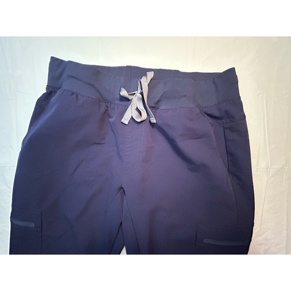 FIGS Pants Women's Medium Blue Scrubs Jogger Technical Uniform Drawstring - Picture 2 of 14